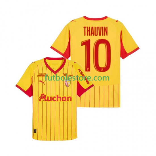 Primera Equipación del RC Lens Florian Thauvin 10 2025-2026 Manga Corta para Hombre