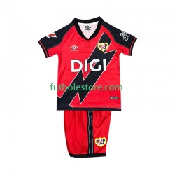Segunda Equipación del Rayo Vallecano 2025-2026 Manga Corta para Niño (Camiseta y pantalón)