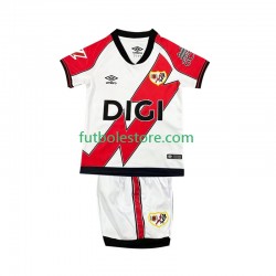 Primera Equipación del Rayo Vallecano 2025-2026 Manga Corta para Niño (Camiseta y pantalón)