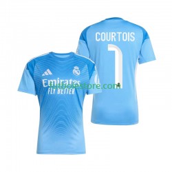 Primera Equipación del Real Madrid Portero Thibaut Courtois 1 2025-2026 Manga Corta para Hombre