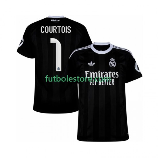 Tercera Equipación del Real Madrid Portero Thibaut Courtois 1 2025-2026 Manga Corta para Hombre