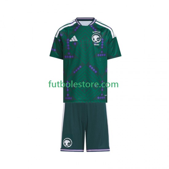 Primera Equipación del Arabia Saudita World Cup 2026 Manga Corta para Niño (Camiseta y pantalón)