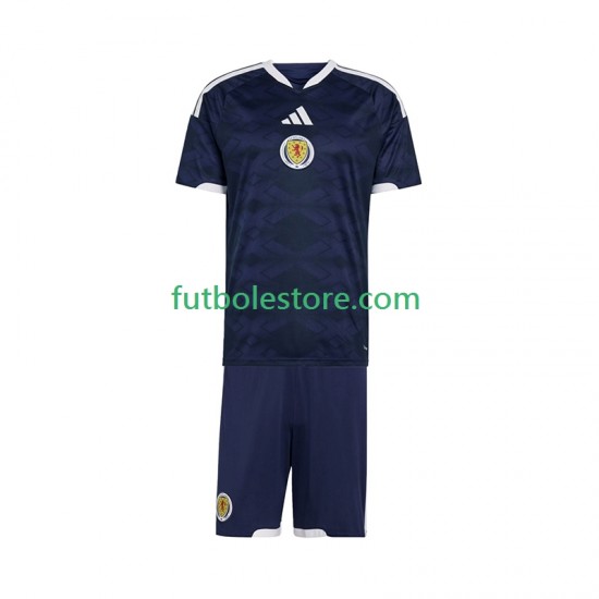 Primera Equipación del Escocia 2026 Manga Corta para Niño (Camiseta y pantalón)