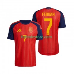 Primera Equipación del España Ferran Torres 7 World Cup 2026 Manga Corta para Hombre
