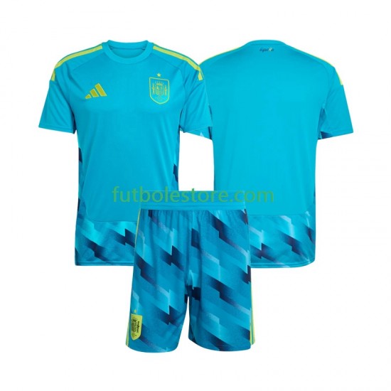 Primera Equipación del España Portero World Cup 2026 Manga Corta para Niño (Camiseta y pantalón)