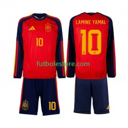 Primera Equipación del España Lamine Yamal 10 World Cup 2026 ML para Niño (Camiseta y pantalón)