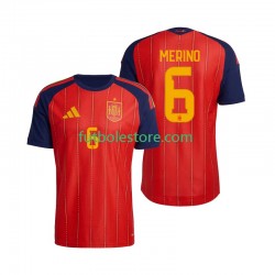 Primera Equipación del España Mikel Merino 6 World Cup 2026 Manga Corta para Hombre