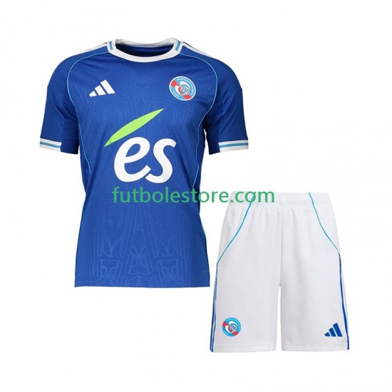Primera Equipación del Strasbourg 2025-2026 Manga Corta para Niño (Camiseta y pantalón)