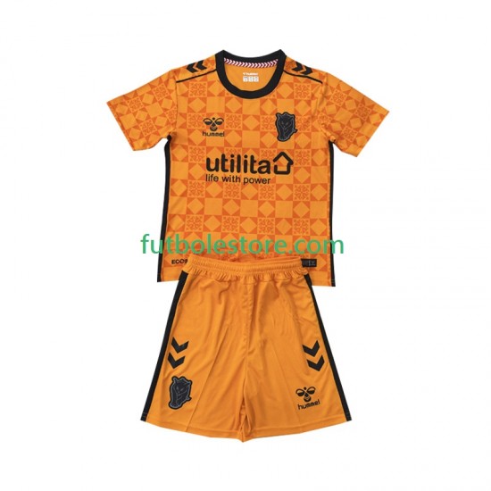 Tercera Equipación del Portero Sunderland 2025-2026 Manga Corta para Niño (Camiseta y pantalón)