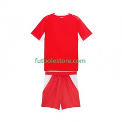 Primera Equipación del Suiza World Cup 2026 Manga Corta para Niño (Camiseta y pantalón)