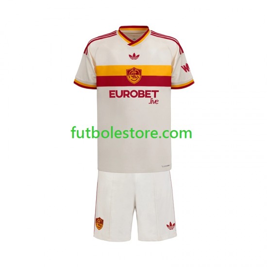 Segunda Equipación del AS Roma 2026-2027 Manga Corta para Niño (Camiseta y pantalón)