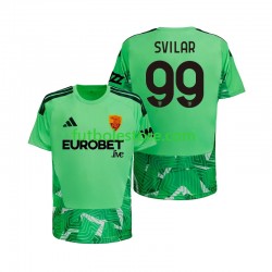 Primera Equipación del AS Roma Portero Mile Svilar 99 2026-2027 Manga Corta para Hombre