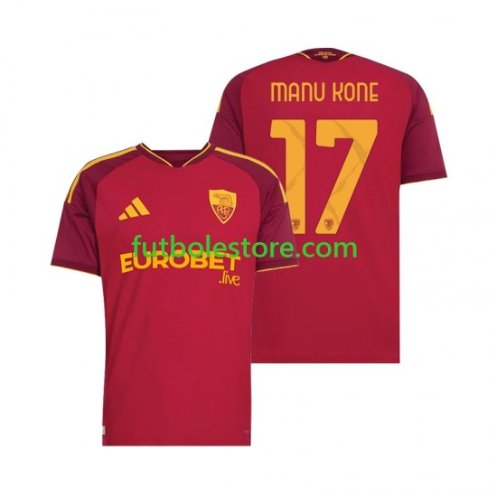Primera Equipación del AS Roma Manu Kone 17 2026-2027 Manga Corta para Hombre