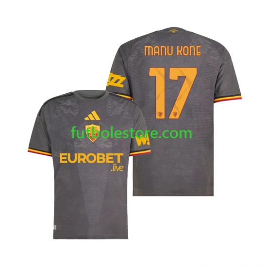 Tercera Equipación del AS Roma Manu Kone 17 2026-2027 Manga Corta para Hombre