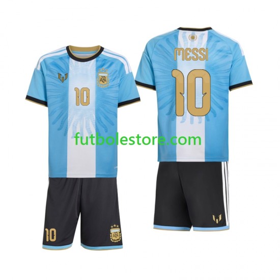 Primera Equipación del Argentina Lionel Messi 10 Special 2026-2027 Manga Corta para Niño (Camiseta y pantalón)