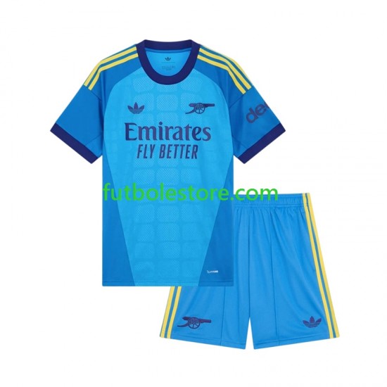 Segunda Equipación del Arsenal Portero 2026-2027 Manga Corta para Niño (Camiseta y pantalón)