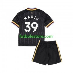 Segunda Equipación del Aston Villa Brian Madjo 39 2026-2027 Manga Corta para Niño (Camiseta y pantalón)