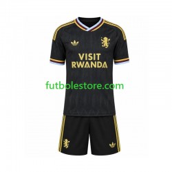 Segunda Equipación del Aston Villa 2026-2027 Manga Corta para Niño (Camiseta y pantalón)