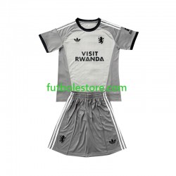 Cuarta Equipación del Aston Villa Portero 2026-2027 Manga Corta para Niño (Camiseta y pantalón)
