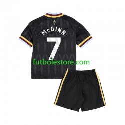 Segunda Equipación del Aston Villa John McGinn 7 2026-2027 Manga Corta para Niño (Camiseta y pantalón)