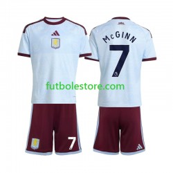 Tercera Equipación del Aston Villa John McGinn 7 2026-2027 Manga Corta para Niño (Camiseta y pantalón)