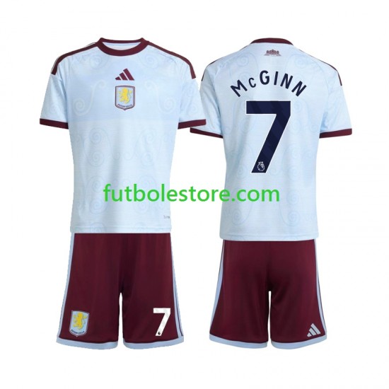 Tercera Equipación del Aston Villa John McGinn 7 2026-2027 Manga Corta para Niño (Camiseta y pantalón)