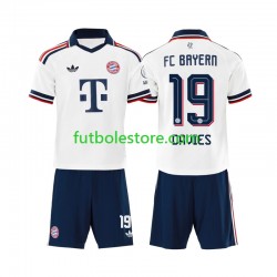 Segunda Equipación del Bayern de Múnich Alphonso Davies 19 2026-2027 Manga Corta para Niño (Camiseta y pantalón)