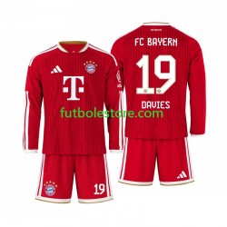 Primera Equipación del Bayern de Múnich Alphonso Davies 19 2026-2027 ML para Niño (Camiseta y pantalón)
