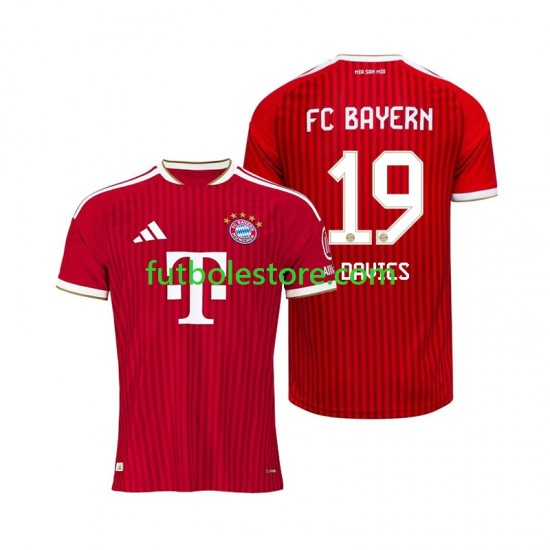 Primera Equipación del Bayern de Múnich Alphonso Davies 19 2026-2027 Manga Corta para Hombre
