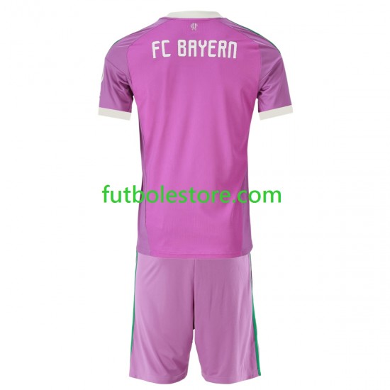 Tercera Equipación del Bayern de Múnich Portero 2026-2027 Manga Corta para Niño (Camiseta y pantalón)