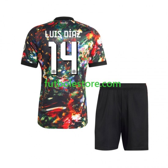 Primera Equipación del Bayern de Múnich Luis Diaz 14 Oktoberfest 2026-2027 Manga Corta para Niño (Camiseta y pantalón)