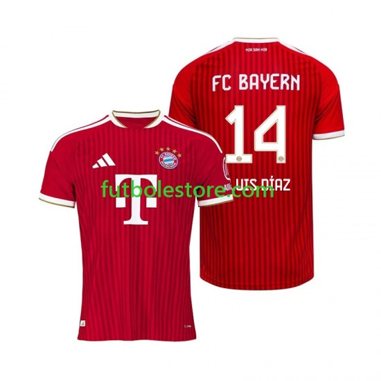 Primera Equipación del Bayern de Múnich Luis Diaz 14 2026-2027 Manga Corta para Hombre