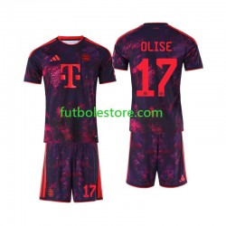 Tercera Equipación del Bayern de Múnich Michael Olise 17 2026-2027 Manga Corta para Niño (Camiseta y pantalón)