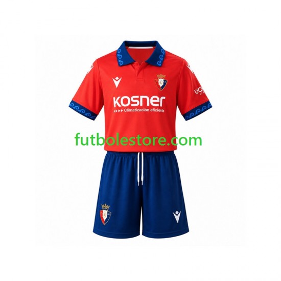 Primera Equipación del CA Osasuna 2026-2027 Manga Corta para Niño (Camiseta y pantalón)