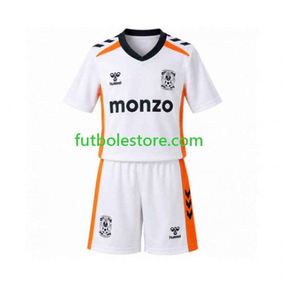 Segunda Equipación del Coventry City 2026-2027 Manga Corta para Niño (Camiseta y pantalón)