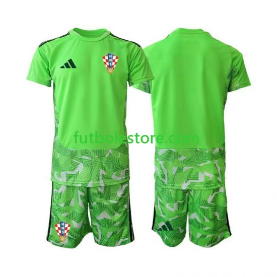 Primera Equipación del Croacia Portero 2026-2027 Manga Corta para Niño (Camiseta y pantalón)