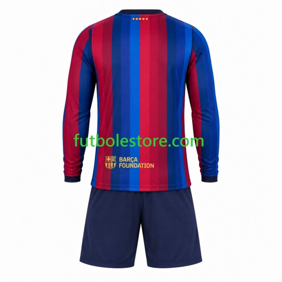 Primera Equipación del FC Barcelona 2026-2027 ML para Niño (Camiseta y pantalón)