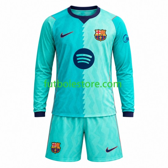 Tercera Equipación del FC Barcelona 2026-2027 ML para Niño (Camiseta y pantalón)