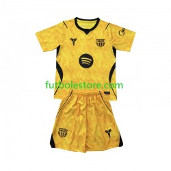 Cuarta Equipación del FC Barcelona Portero 2026-2027 Manga Corta para Niño (Camiseta y pantalón)