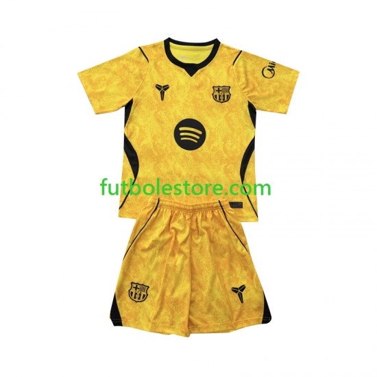 Cuarta Equipación del FC Barcelona Portero 2026-2027 Manga Corta para Niño (Camiseta y pantalón)