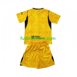 Cuarta Equipación del FC Barcelona Portero 2026-2027 Manga Corta para Niño (Camiseta y pantalón)