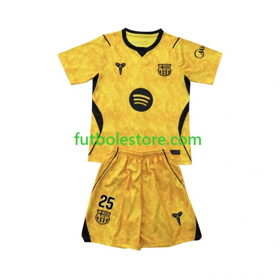 Cuarta Equipación del FC Barcelona Portero Dominik Livakovic 25 2026-2027 Manga Corta para Niño (Camiseta y pantalón)