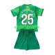 Primera Equipación del FC Barcelona Portero Dominik Livakovic 25 2026-2027 Manga Corta para Niño (Camiseta y pantalón)