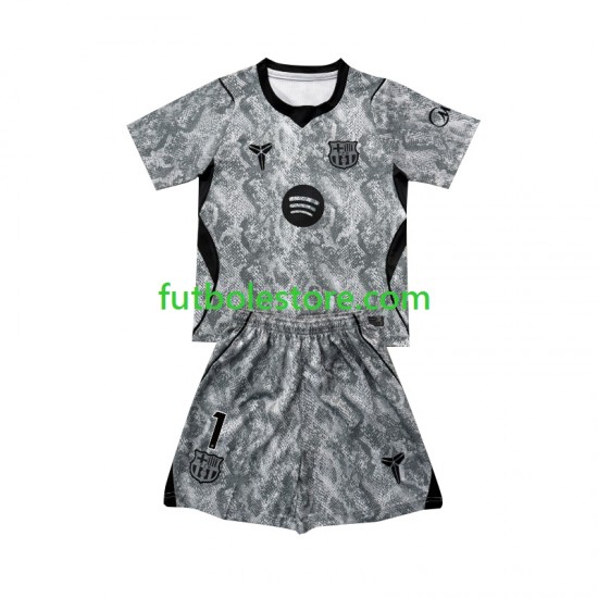 Segunda Equipación del FC Barcelona Portero Joan Garcia 1 2026-2027 Manga Corta para Niño (Camiseta y pantalón)