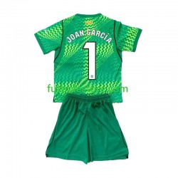 Primera Equipación del FC Barcelona Portero Joan Garcia 1 2026-2027 Manga Corta para Niño (Camiseta y pantalón)