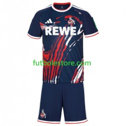 Segunda Equipación del FC Köln 2026-2027 Manga Corta para Niño (Camiseta y pantalón)