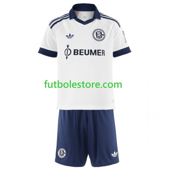 Segunda Equipación del Schalke 04 FC 2026-2027 Manga Corta para Niño (Camiseta y pantalón)