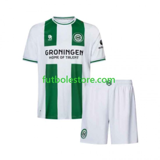 Primera Equipación del Groningen 2026-2027 Manga Corta para Niño (Camiseta y pantalón)