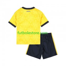 Segunda Equipación del Leeds United 2026-2027 Manga Corta para Niño (Camiseta y pantalón)
