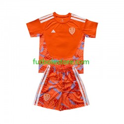 Cuarta Equipación del Leeds United Portero 2026-2027 Manga Corta para Niño (Camiseta y pantalón)